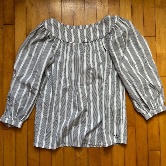 NWT A.P.C. x Katie Holmes Louisa Blouse 36 - Picture 4 of 6